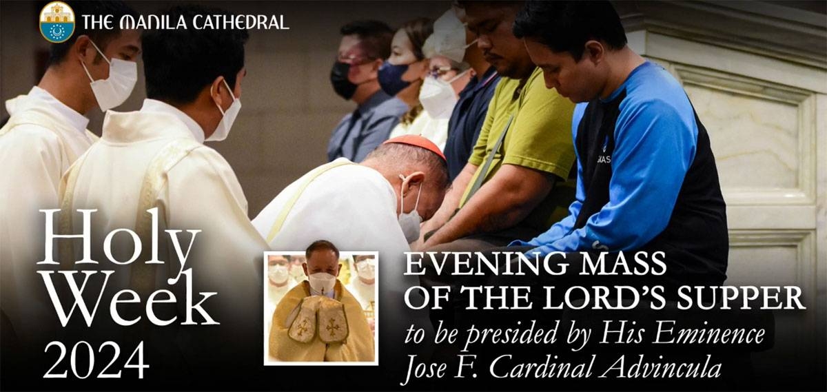 Evening Mass of the Lord's Supper March 28, 2024 The Manila Times