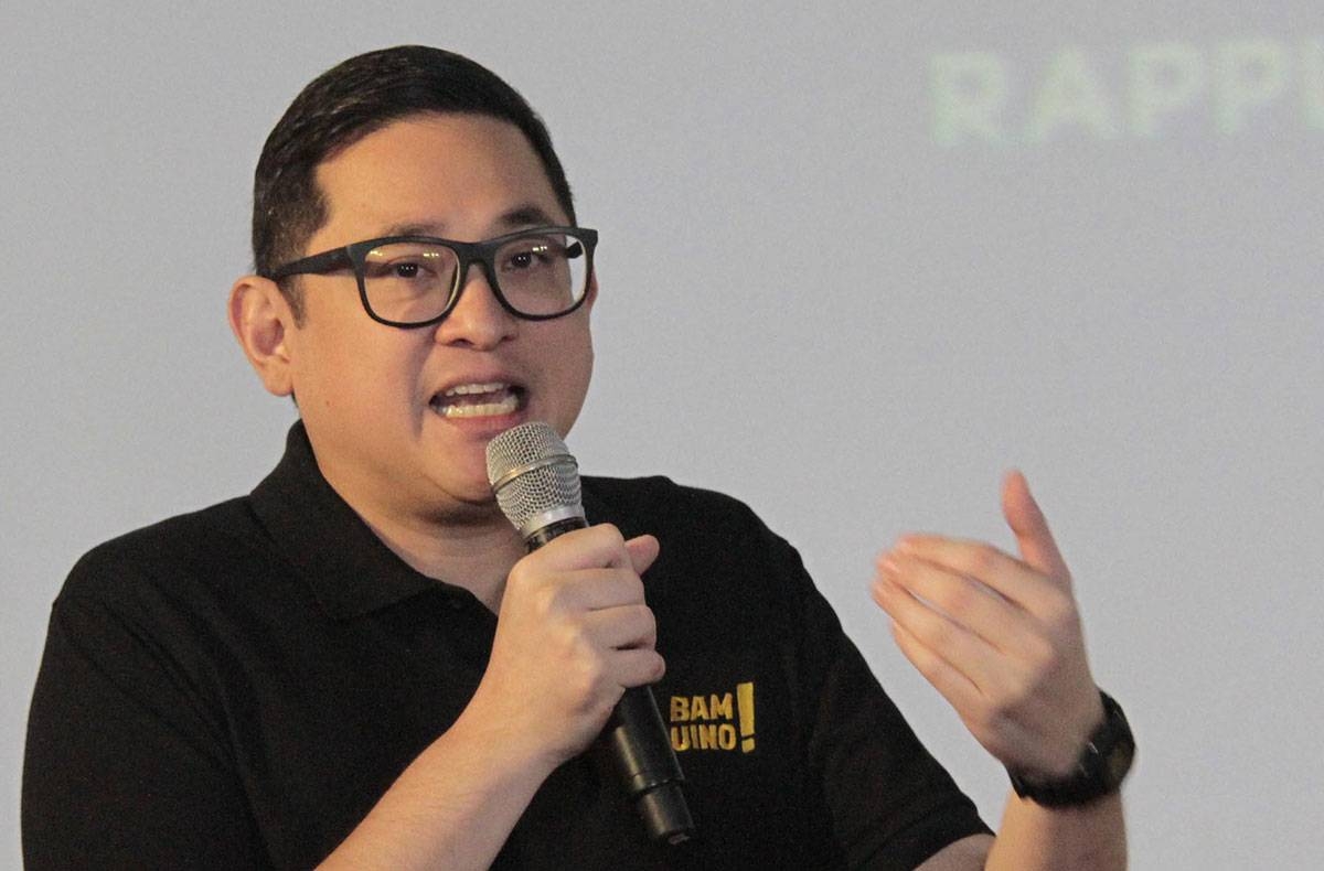 Former senator Bam Aquino. File Photo