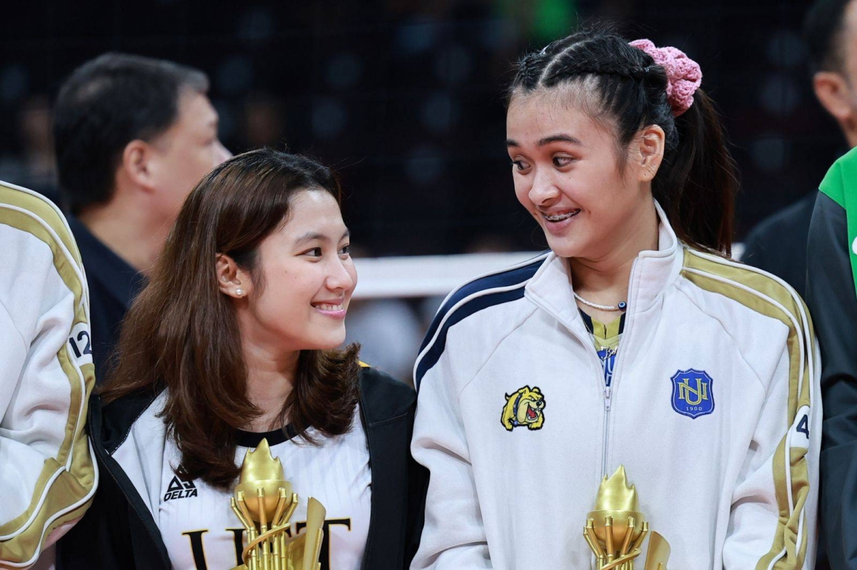 The UAAP Season 86 volleyball men's and women's individual awards are presented during the Game 2 finals at the Mall of Asia Arena in Pasay on Wednesday, May 15, 2024. PHOTOS BY RIO DELUVIO