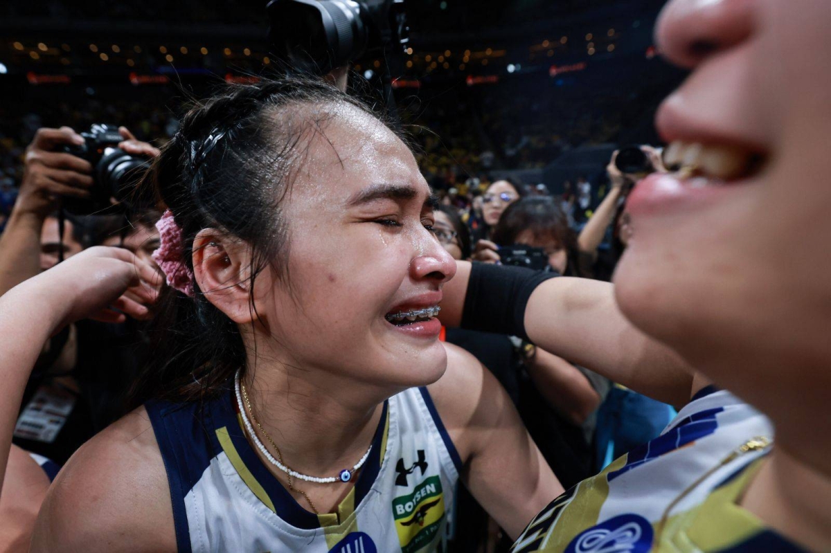 It's a double celebration for National University as its men and women's volleyball teams emerged champions in UAAP 86 at the Mall of Asia Arena on Wednesday, May 15, 2024. The Lady Bulldogs finished off the UST Golden Tigresses in four sets, 25-23, 23-25, 27-25, 25-16, in the Game 2 of the Finals while the men completed a four-peat against their foes from the same school also in four sets, 25-21, 22-25, 25-17, 25-15 in Game 2, to become the second team in the Final Four era to win four straight crowns. PHOTOS BY RIO DELUVIO
