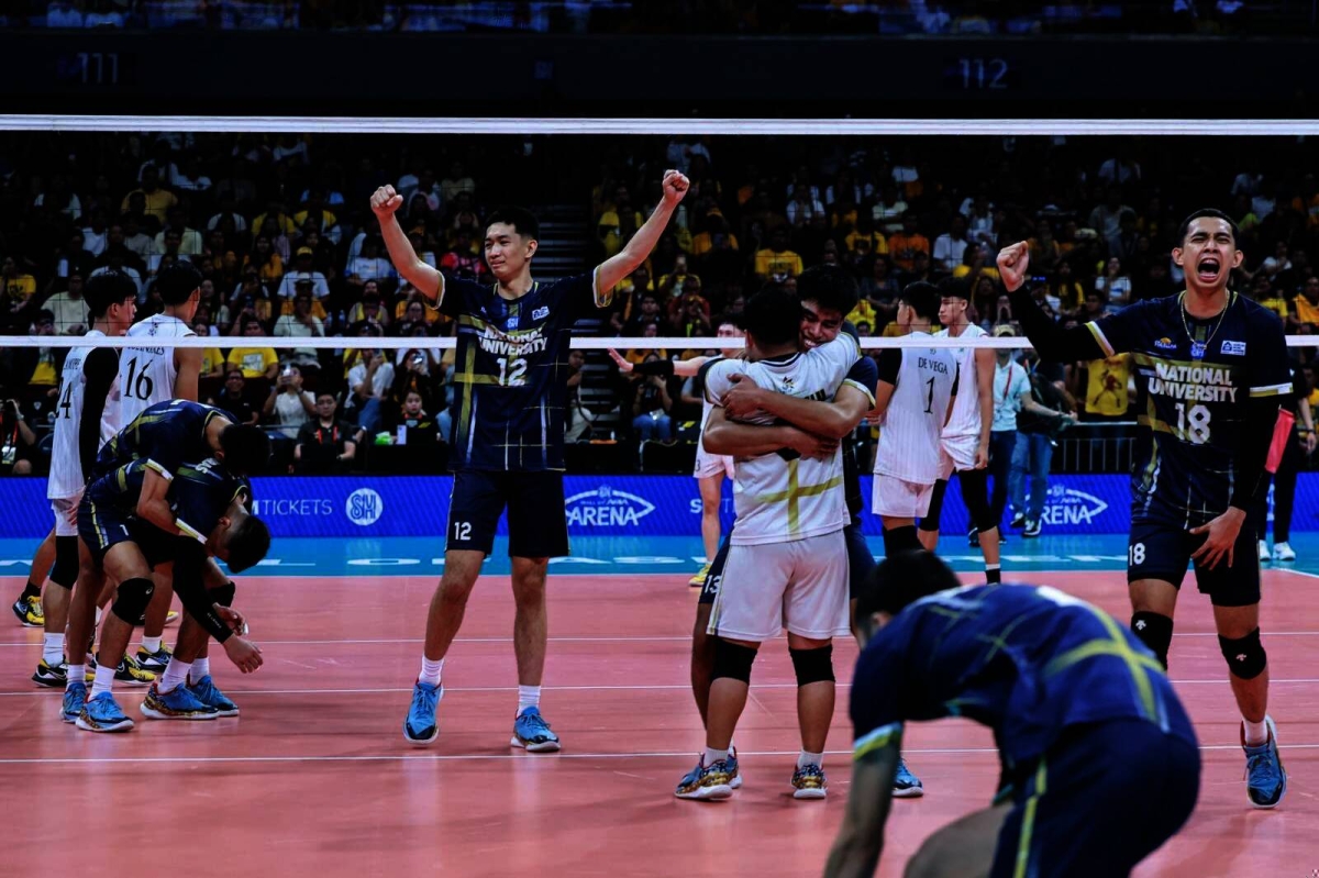 It's a double celebration for National University as its men and women's volleyball teams emerged champions in UAAP 86 at the Mall of Asia Arena on Wednesday, May 15, 2024. The Lady Bulldogs finished off the UST Golden Tigresses in four sets, 25-23, 23-25, 27-25, 25-16, in the Game 2 of the Finals while the men completed a four-peat against their foes from the same school also in four sets, 25-21, 22-25, 25-17, 25-15 in Game 2, to become the second team in the Final Four era to win four straight crowns. PHOTOS BY RIO DELUVIO
