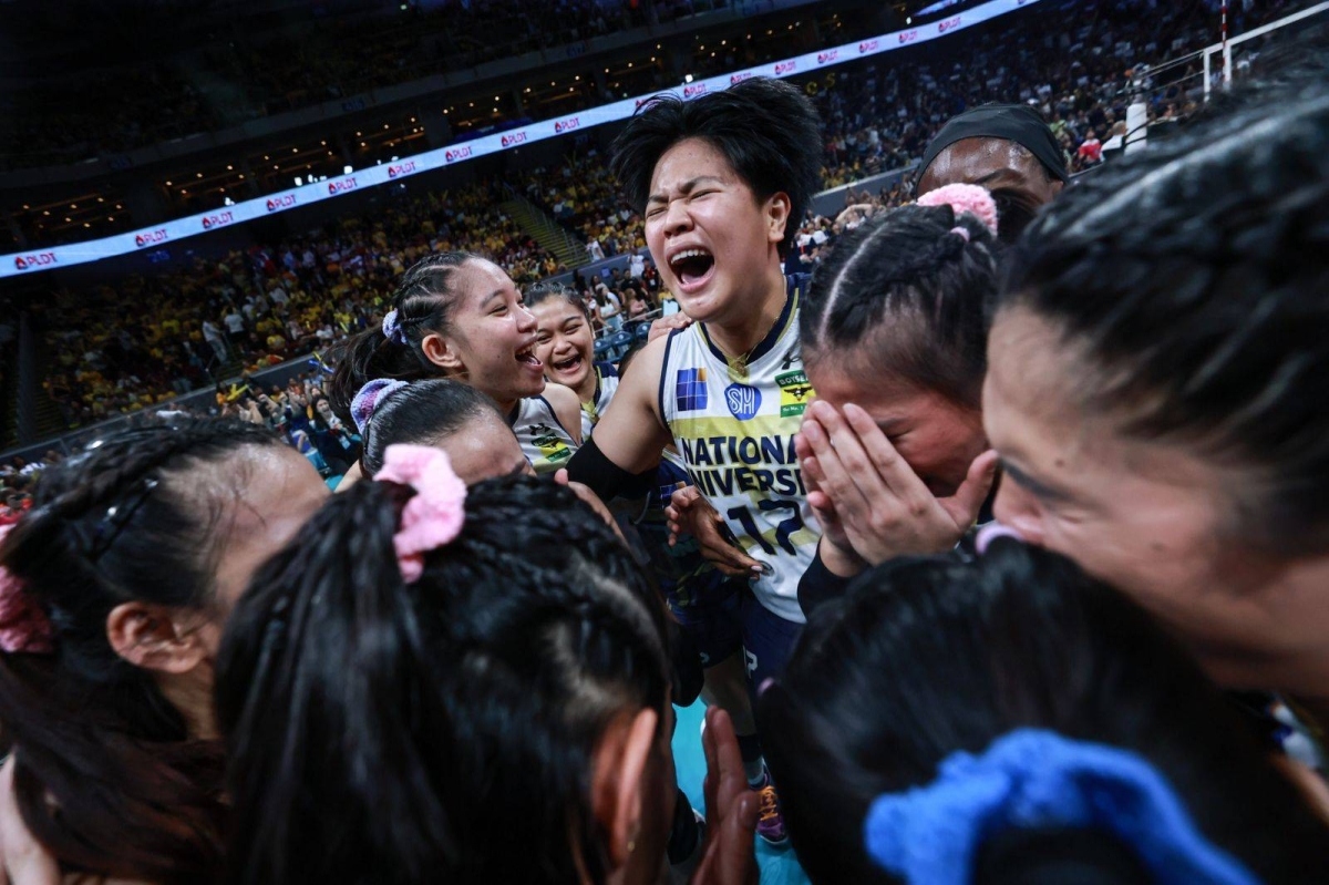 It's a double celebration for National University as its men and women's volleyball teams emerged champions in UAAP 86 at the Mall of Asia Arena on Wednesday, May 15, 2024. The Lady Bulldogs finished off the UST Golden Tigresses in four sets, 25-23, 23-25, 27-25, 25-16, in the Game 2 of the Finals while the men completed a four-peat against their foes from the same school also in four sets, 25-21, 22-25, 25-17, 25-15 in Game 2, to become the second team in the Final Four era to win four straight crowns. PHOTOS BY RIO DELUVIO
