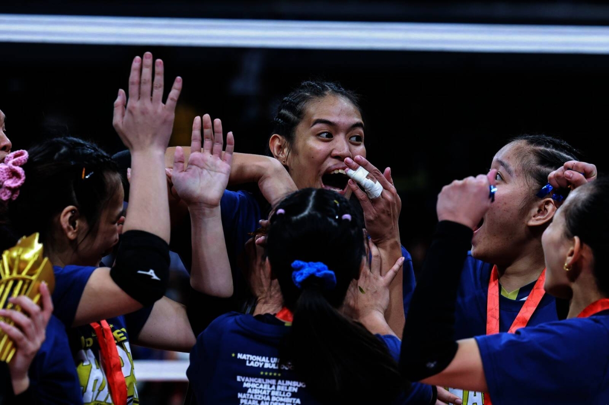 It's a double celebration for National University as its men and women's volleyball teams emerged champions in UAAP 86 at the Mall of Asia Arena on Wednesday, May 15, 2024. The Lady Bulldogs finished off the UST Golden Tigresses in four sets, 25-23, 23-25, 27-25, 25-16, in the Game 2 of the Finals while the men completed a four-peat against their foes from the same school also in four sets, 25-21, 22-25, 25-17, 25-15 in Game 2, to become the second team in the Final Four era to win four straight crowns. PHOTOS BY RIO DELUVIO
