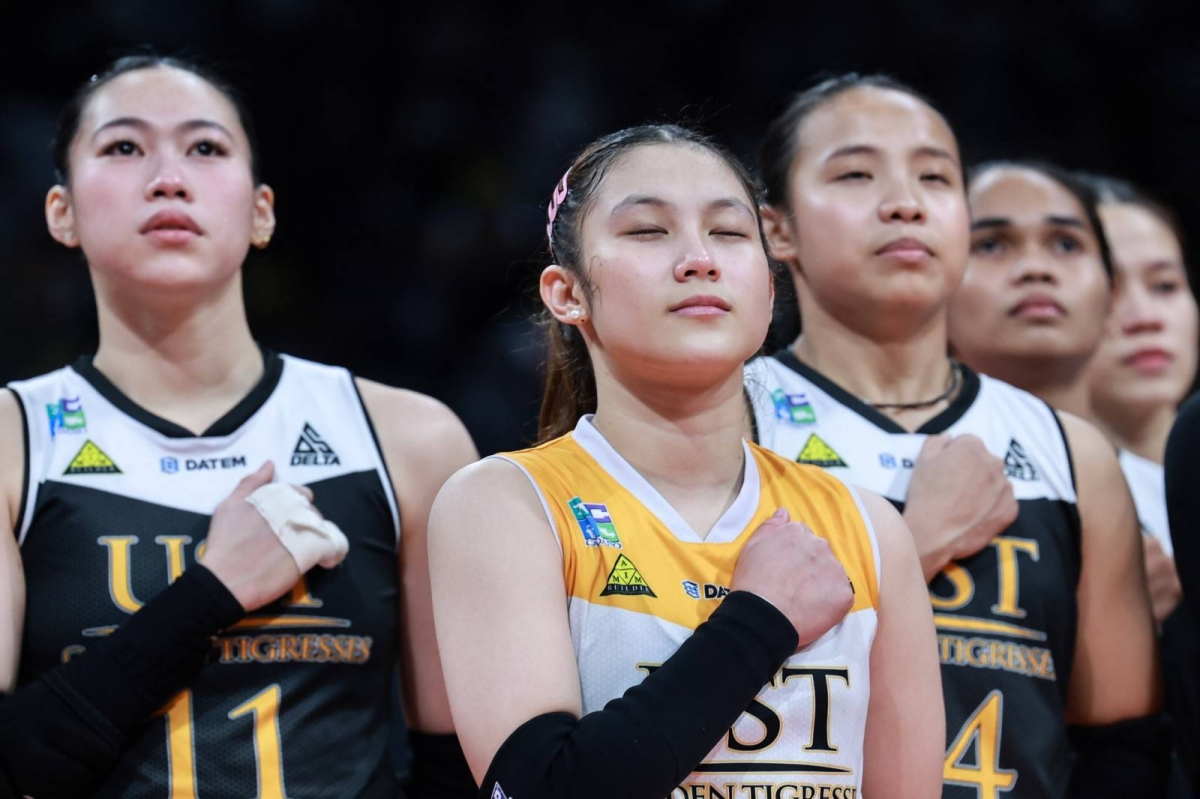 It's a double celebration for National University as its men and women's volleyball teams emerged champions in UAAP 86 at the Mall of Asia Arena on Wednesday, May 15, 2024. The Lady Bulldogs finished off the UST Golden Tigresses in four sets, 25-23, 23-25, 27-25, 25-16, in the Game 2 of the Finals while the men completed a four-peat against their foes from the same school also in four sets, 25-21, 22-25, 25-17, 25-15 in Game 2, to become the second team in the Final Four era to win four straight crowns. PHOTOS BY RIO DELUVIO
