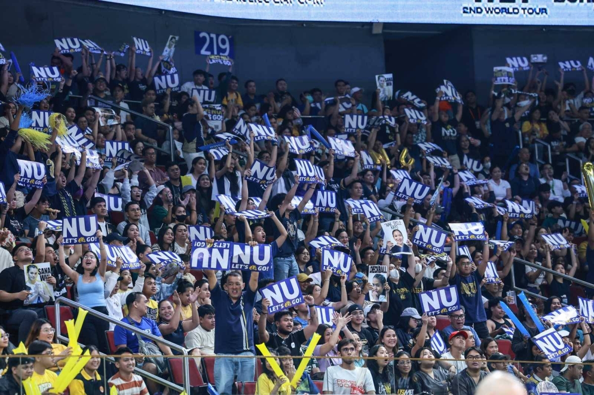 It's a double celebration for National University as its men and women's volleyball teams emerged champions in UAAP 86 at the Mall of Asia Arena on Wednesday, May 15, 2024. The Lady Bulldogs finished off the UST Golden Tigresses in four sets, 25-23, 23-25, 27-25, 25-16, in the Game 2 of the Finals while the men completed a four-peat against their foes from the same school also in four sets, 25-21, 22-25, 25-17, 25-15 in Game 2, to become the second team in the Final Four era to win four straight crowns. PHOTOS BY RIO DELUVIO
