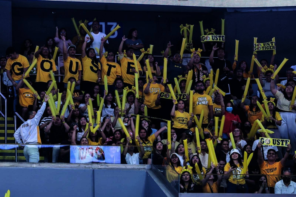 It's a double celebration for National University as its men and women's volleyball teams emerged champions in UAAP 86 at the Mall of Asia Arena on Wednesday, May 15, 2024. The Lady Bulldogs finished off the UST Golden Tigresses in four sets, 25-23, 23-25, 27-25, 25-16, in the Game 2 of the Finals while the men completed a four-peat against their foes from the same school also in four sets, 25-21, 22-25, 25-17, 25-15 in Game 2, to become the second team in the Final Four era to win four straight crowns. PHOTOS BY RIO DELUVIO
