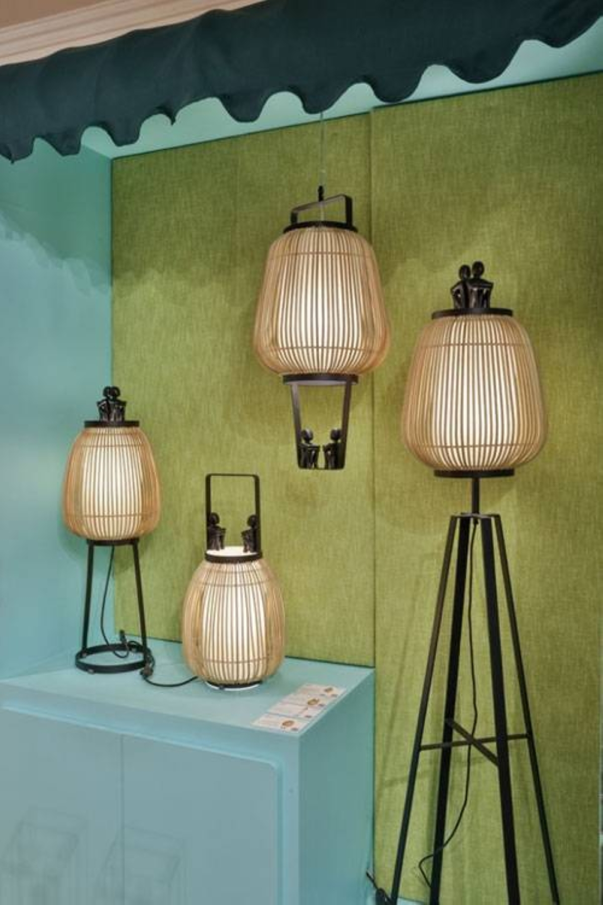 The lamps effortlessly set the mood for relaxation and tranquility.