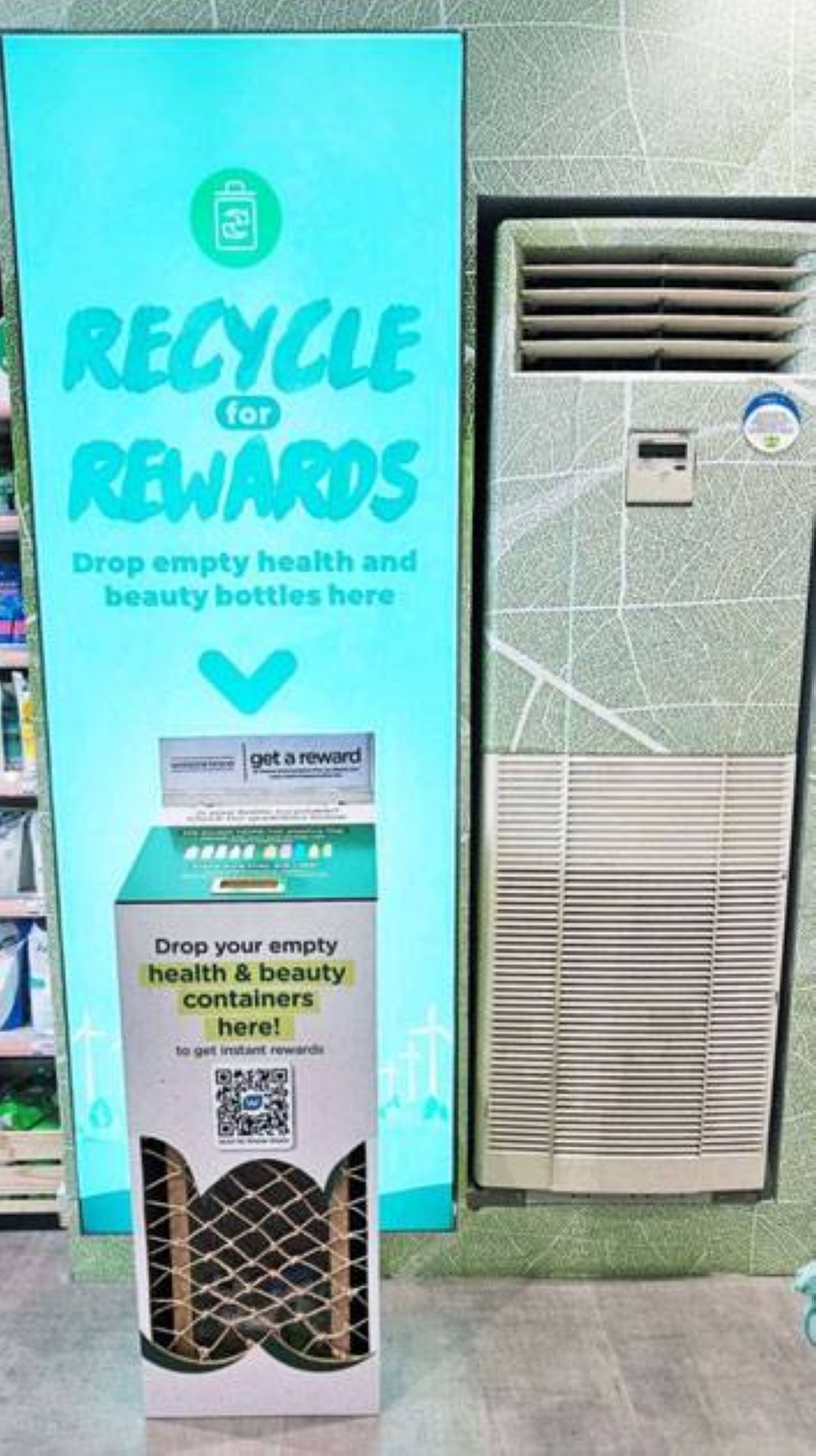 The Recycle for Rewards program actively encourages shoppers to reduce waste, recycle more, and earn rewards for their environmentally-friendly actions.