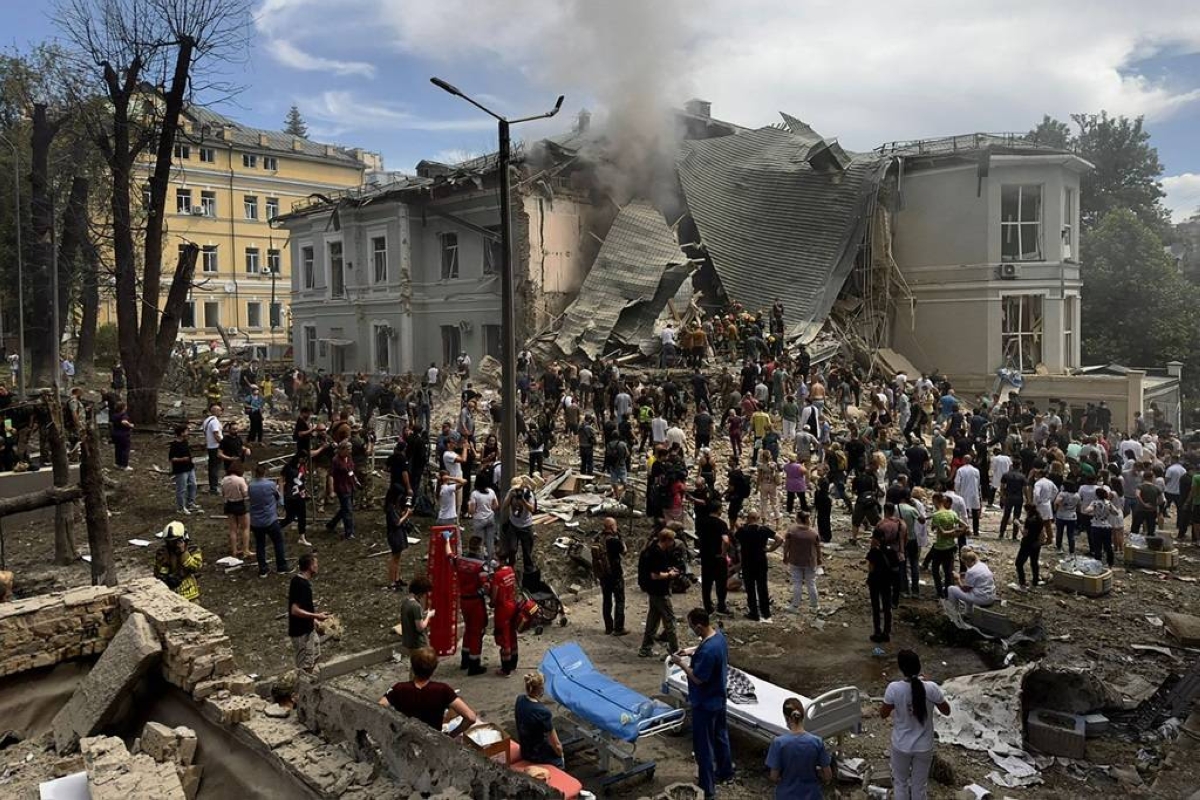 Russia Strikes Kyiv Children's Hospital | The Manila Times