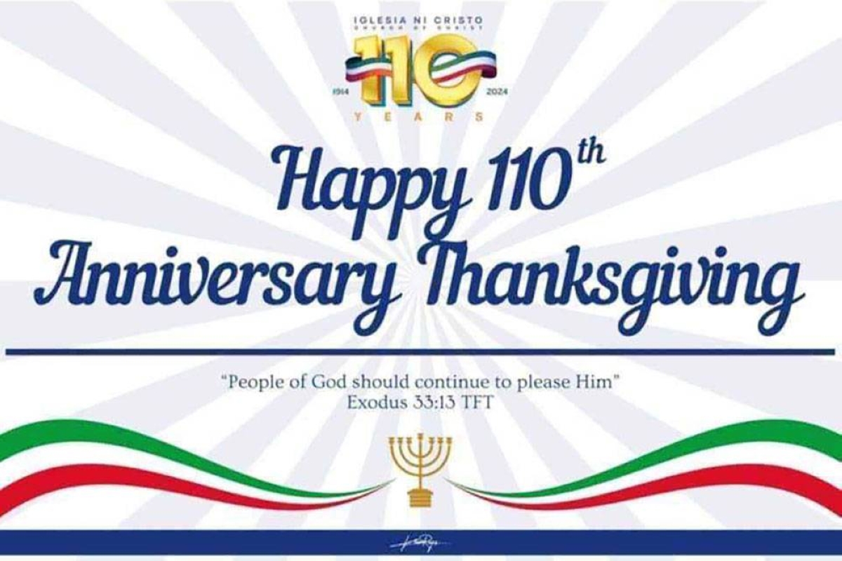 Iglesia Ni Cristo marks 110th anniversary as true global church