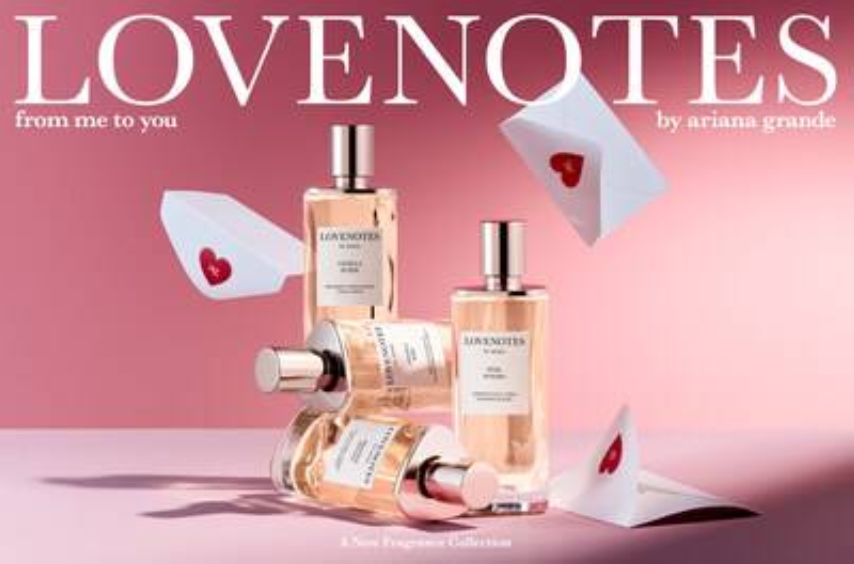 GLOBAL SUPERSTAR ARTIST ARIANA GRANDE, IN PARTNERSHIP WITH LUXE BRANDS, TAKES HER FRAGRANCE PORTFOLIO TO THE NEXT LEVEL WITH LOVENOTES, A PERSONALLY CRAFTED AND EXCLUSIVE COLLECTION