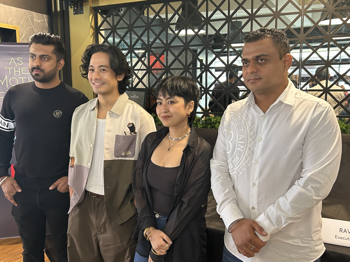 (From left) Executive producer Rav Singh, lead actor Boo Gabunada, director Gayle Oblea and executive producer Happy Manila.