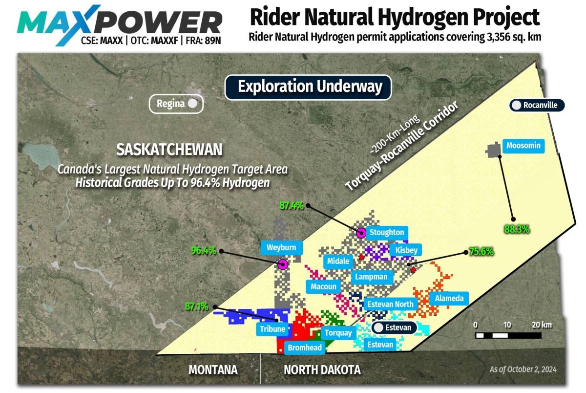 MAX Power Mining Corp. Expands Operations in Canada for Natural Hydrogen Exploration