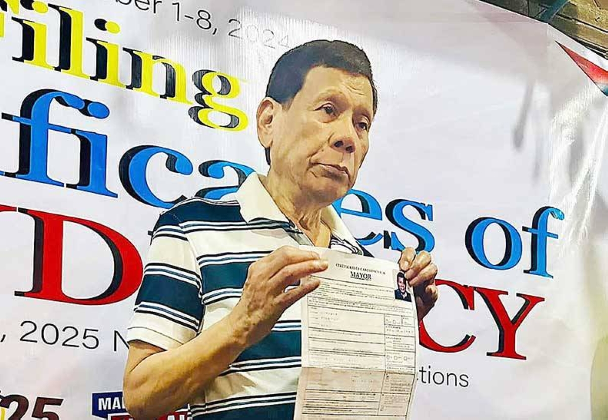 Ex-president wants to be Davao City mayor again