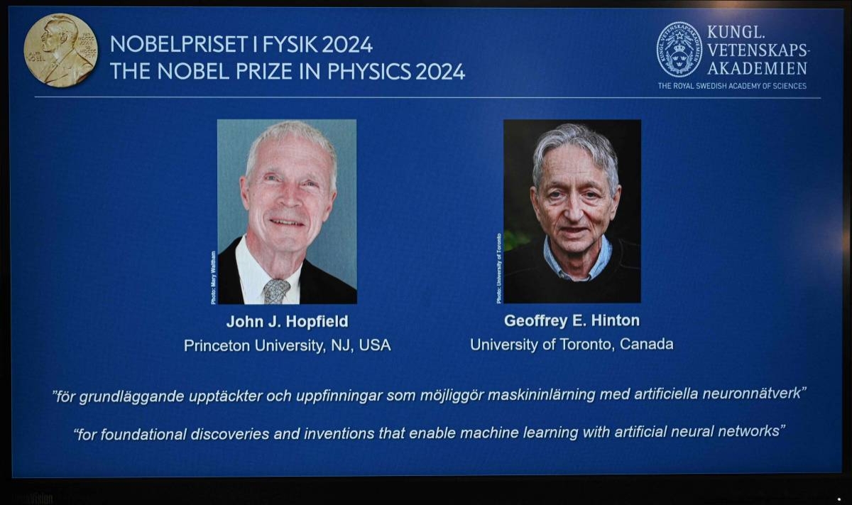 Duo wins Physics Nobel for key breakthroughs in AI