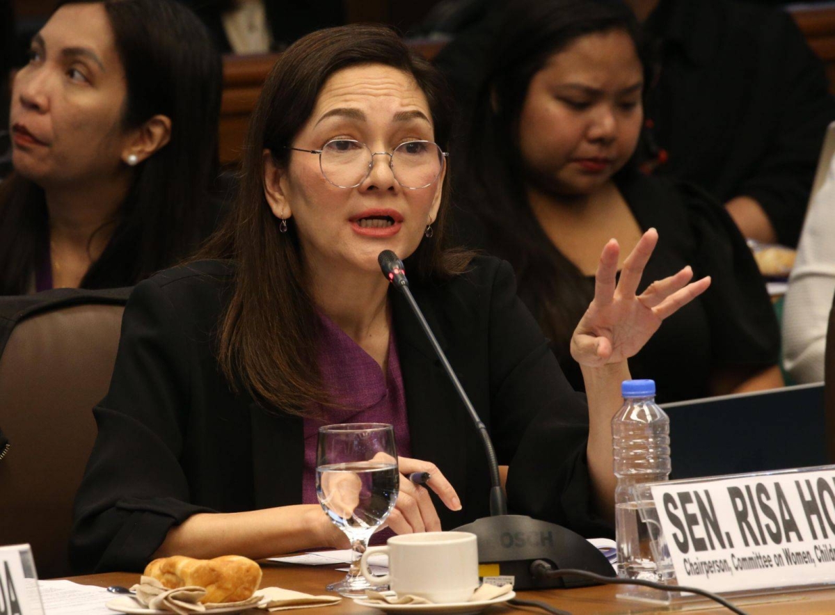 Sen. Risa Hontiveros. PHOTO BY RENE H. DILAN