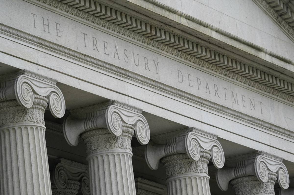 SAFEGUARD The Treasury Building is viewed in Washington on May 4, 2021. The US Treasury Department on Monday released a rule to monitor and restrict US investments in China on technology-related matters. AP photo