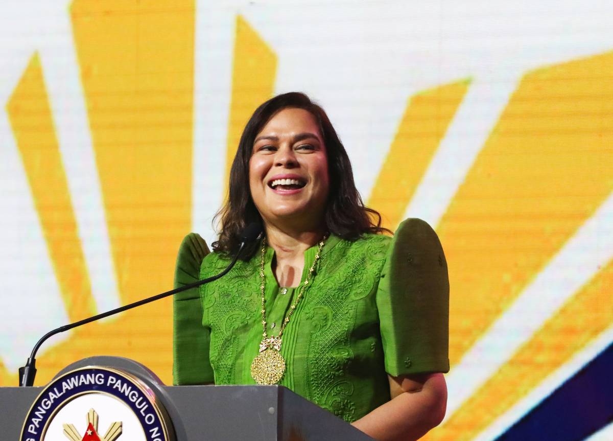 Vice President Sara Duterte. PHOTO BY MIKE ALQUINTO