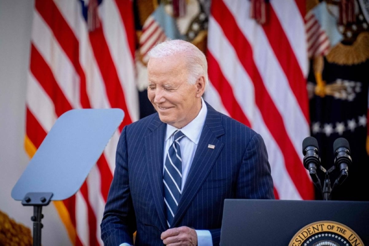 PEACEFUL TRANSITION US President Joe Biden departs after speaking about the results of the 2024 election in the Rose Garden
on Nov. 7, 2024, in Washington, D.C. Former president Donald Trump defeated Democratic candidate Vice President Kamala Harris. Biden pledged to work with the Trump team to ensure a smooth transition and invited the former president for an Oval Office meeting. ANDREW HARNIK/GETTY IMAGES/AFP PHOTO