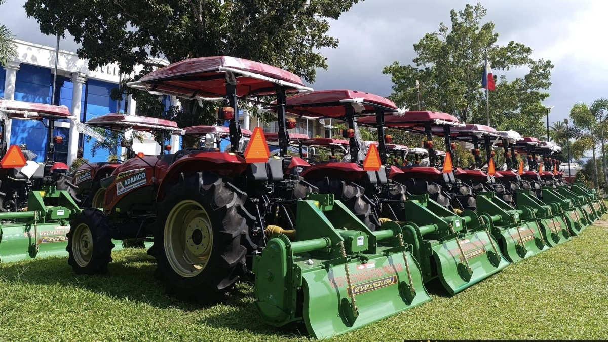 Various farm equipment are distributed to qualified beneficiaries at no cost under the Rice Competitiveness Enhancement Fund-Mechanization Program. PHILMECH PHOTO