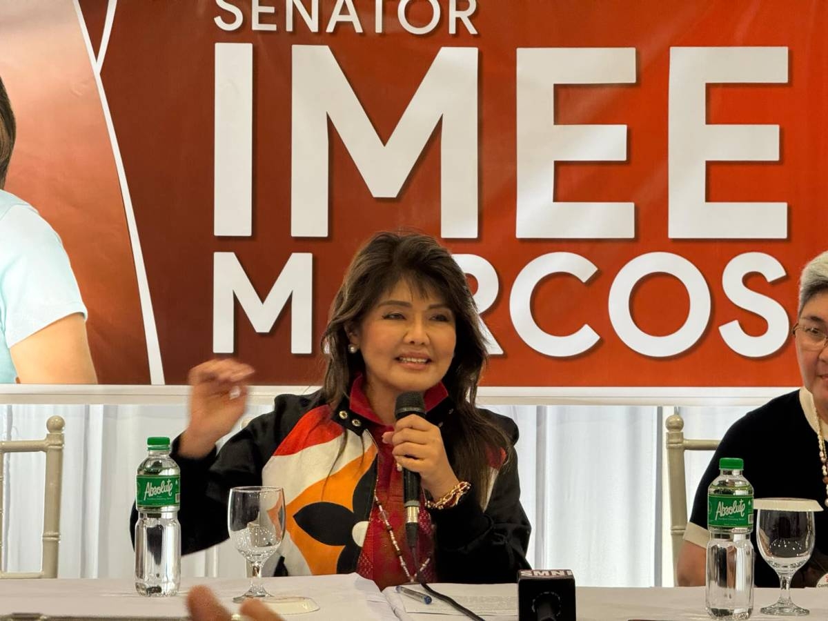 Sen. Imee Marcos. PHOTO BY KAISER JAN FUENTES