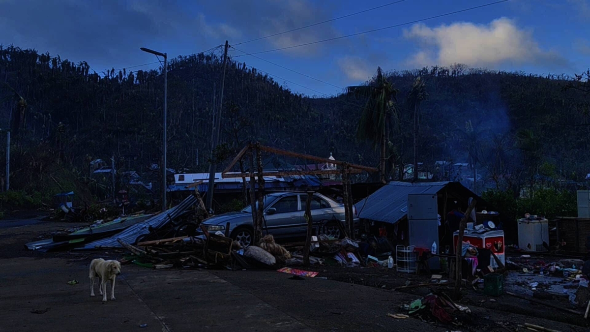 HELP NEEDED At least 960 houses have been totally damaged and more than 3,000 partially damaged in Viga, Catanduanes. PHOTO FROM THE OFFICE OF REP. JOEY SALCEDA