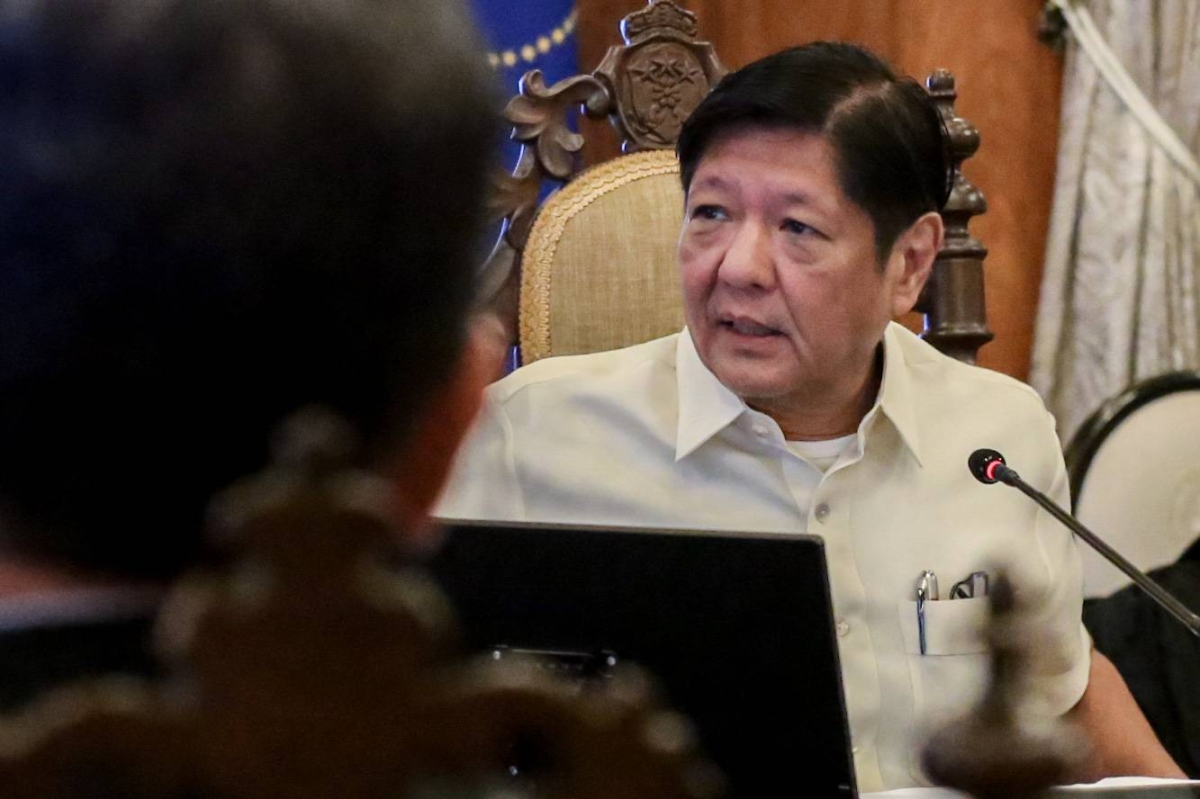 President Ferdinand R. Marcos Jr. presides over the sectoral meeting to discuss the Animal Industry Development and Competitiveness Act as presented by Agriculture Secretary Francisco Tiu Laurel Jr., at Malacañan Palace on Wednesday, Nov 13, 2024. Among those also present are Special Assistant to the President for Investment and Economic Affairs Frederick Go, Budget and Management Secretary Amenah Pangandaman, and other government officials. (Noel B. Pabalate)