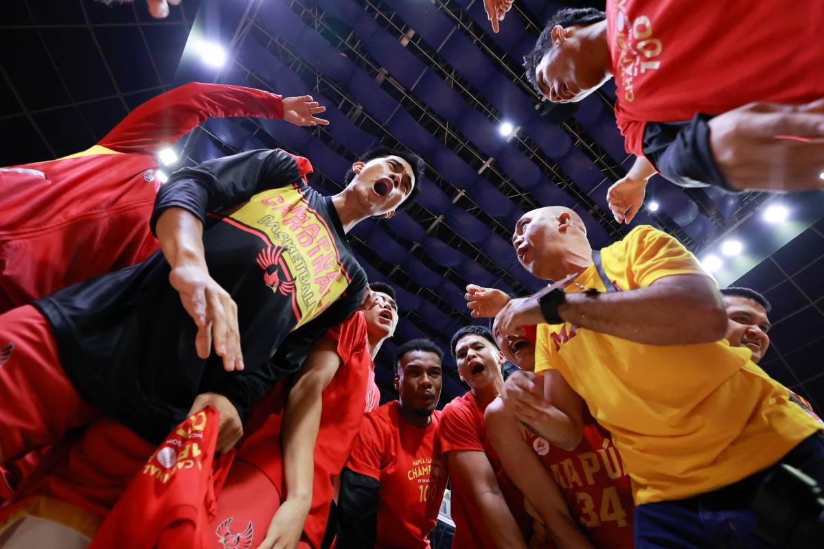 Mapua University quenched its 33-year thirst for a title after a commanding 94-82 win in Game 2 of the best-of-three Finals of the NCAA 100 men’s basketball tournament at the Smart Araneta Coliseum on Dec. 7, 2024. After a heartbreaking loss to the San Beda Red Lions last year, Mapua redeemed itself in the centennial year of the league. NCAA 100 Finals Most Valuable Player (MVP) Clint Escamis scored 18 points, dished out four assists and made three steals. PHOTOS BY RIO DELUVIO 