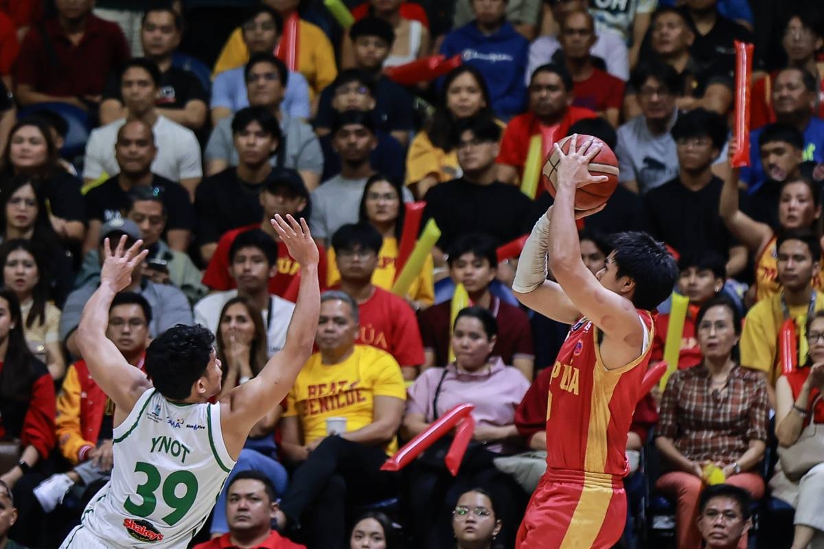 Mapua University quenched its 33-year thirst for a title after a commanding 94-82 win in Game 2 of the best-of-three Finals of the NCAA 100 men’s basketball tournament at the Smart Araneta Coliseum on Dec. 7, 2024. After a heartbreaking loss to the San Beda Red Lions last year, Mapua redeemed itself in the centennial year of the league. NCAA 100 Finals Most Valuable Player (MVP) Clint Escamis scored 18 points, dished out four assists and made three steals. PHOTOS BY RIO DELUVIO 