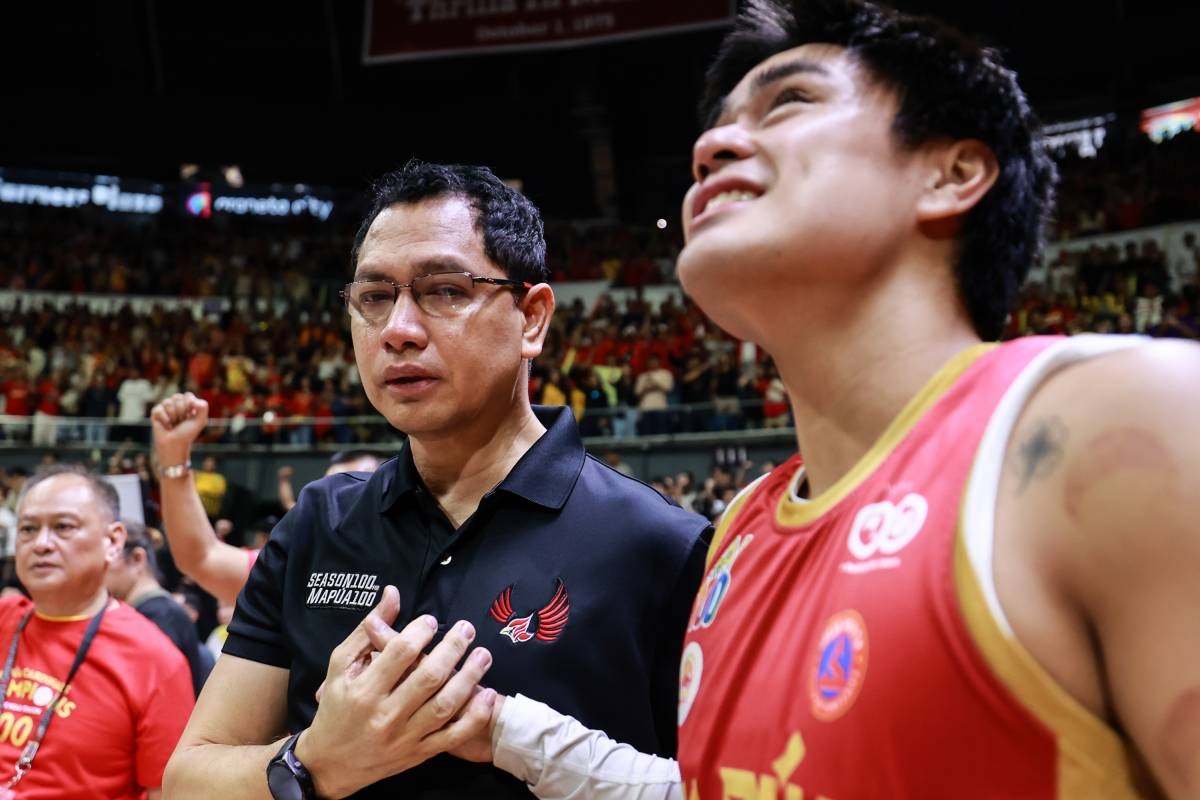 Mapua University quenched its 33-year thirst for a title after a commanding 94-82 win in Game 2 of the best-of-three Finals of the NCAA 100 men’s basketball tournament at the Smart Araneta Coliseum on Dec. 7, 2024. After a heartbreaking loss to the San Beda Red Lions last year, Mapua redeemed itself in the centennial year of the league. NCAA 100 Finals Most Valuable Player (MVP) Clint Escamis scored 18 points, dished out four assists and made three steals. PHOTOS BY RIO DELUVIO 