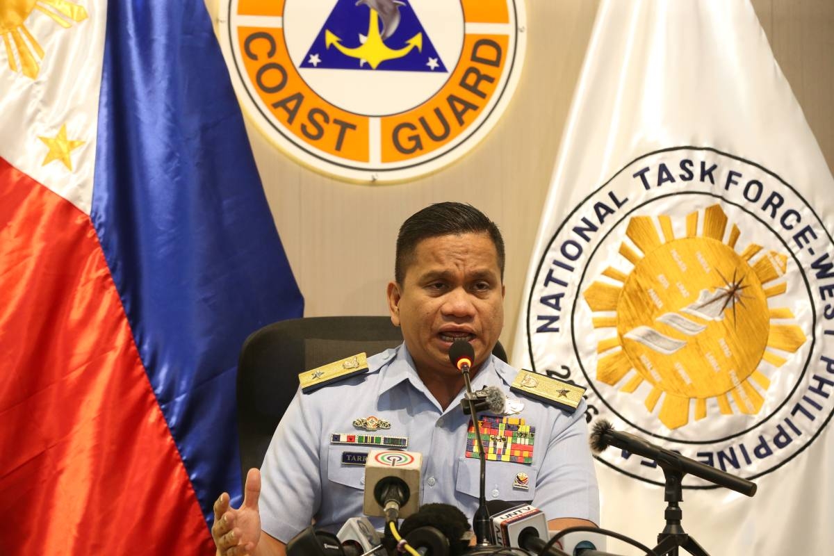 Commodore Jay Tarriela, spokesman of the Philippine Coast Guard on the West Philippine Sea. PHOTOS BY RENE H. DILAN