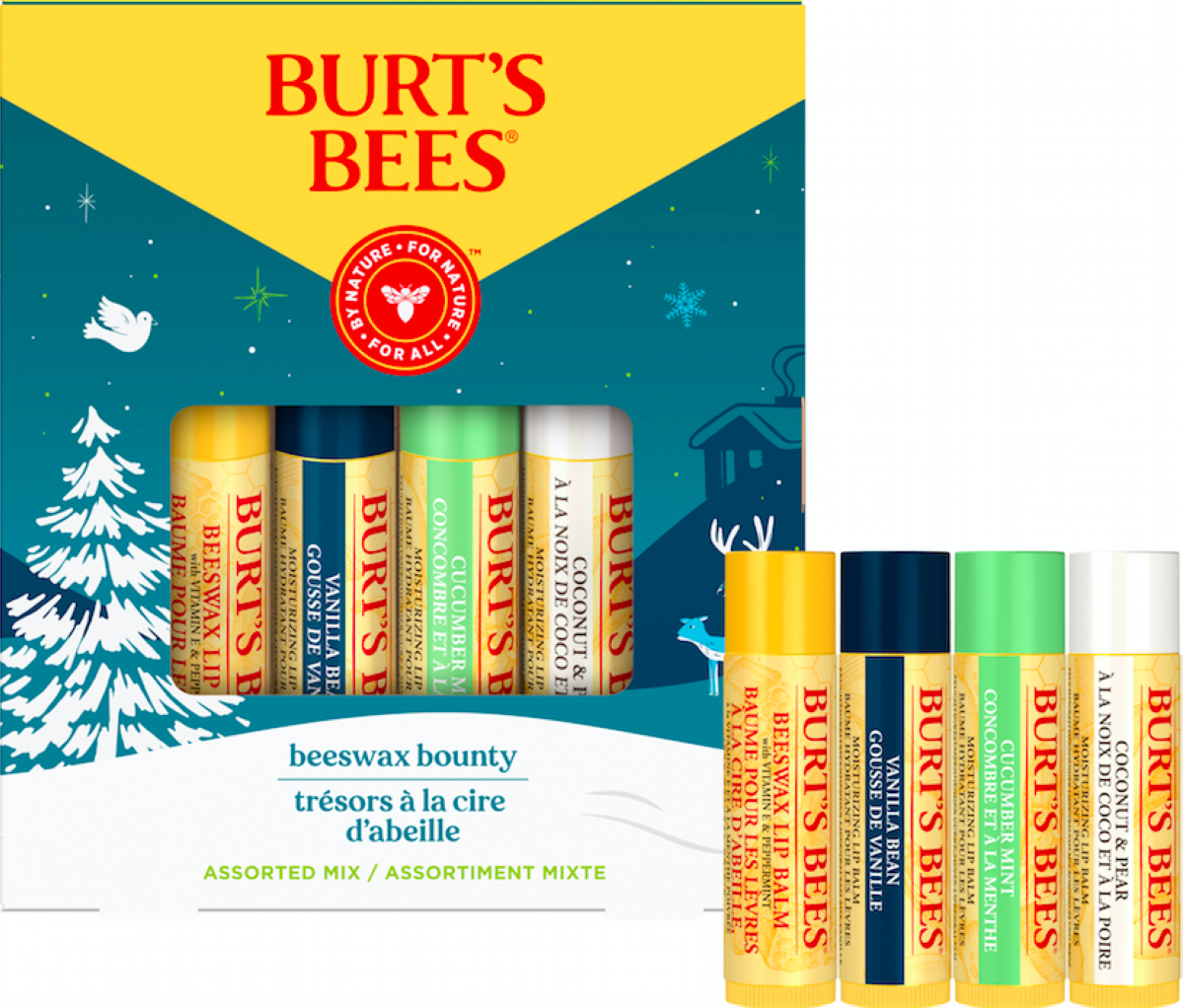 Burt’s Bees trae alegría navideña con su set de regalo 2024.