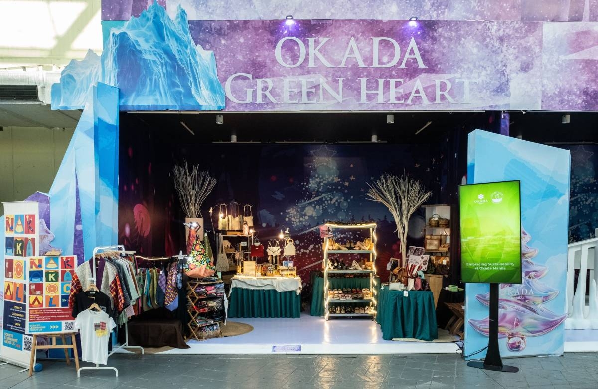 The Okada Green Heart stand. PHOTOS FROM OKADA MANILA