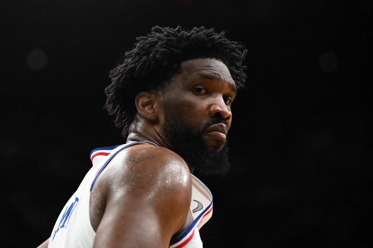 Joel Embiid of the Philadelphia 76ers. AFP PHOTO