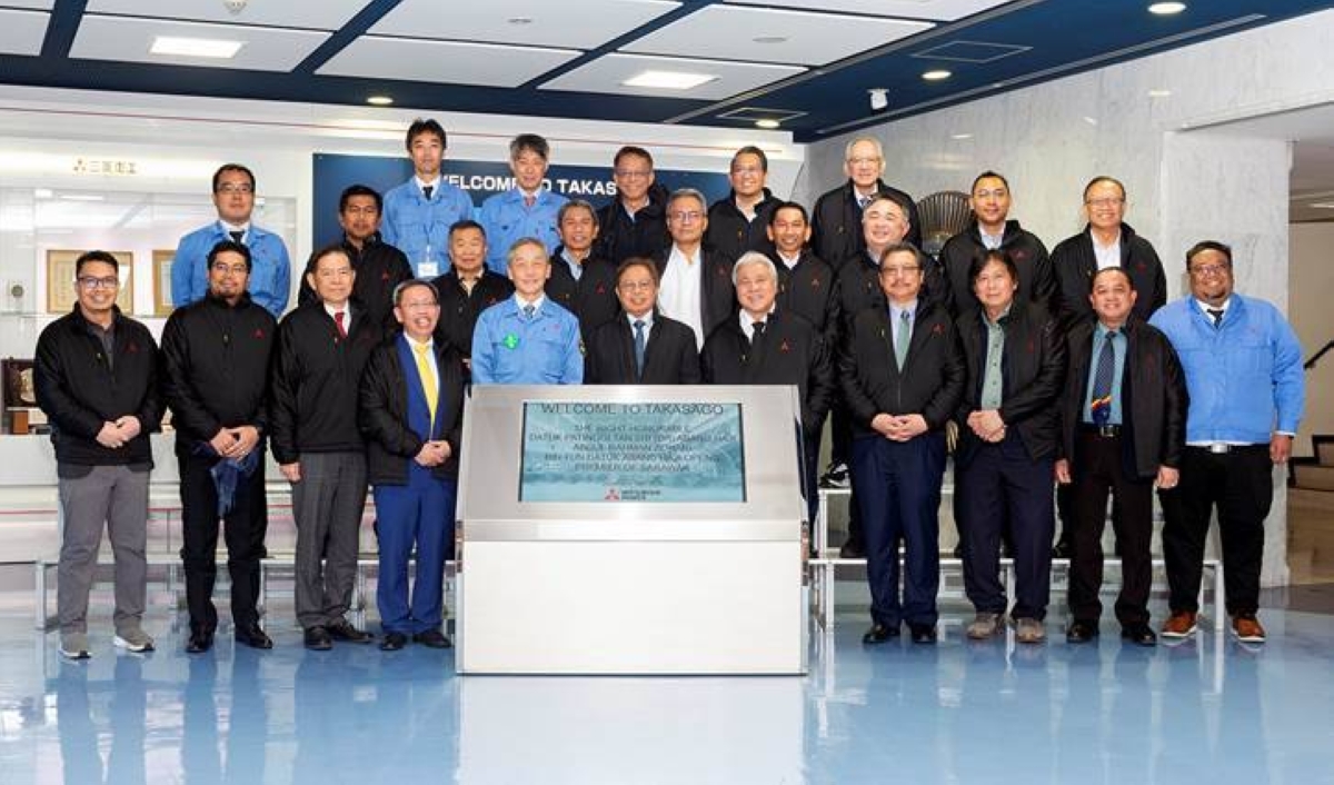 Mitsubishi Power Welcomes Premier of Sarawak to Takasago Hydrogen Park