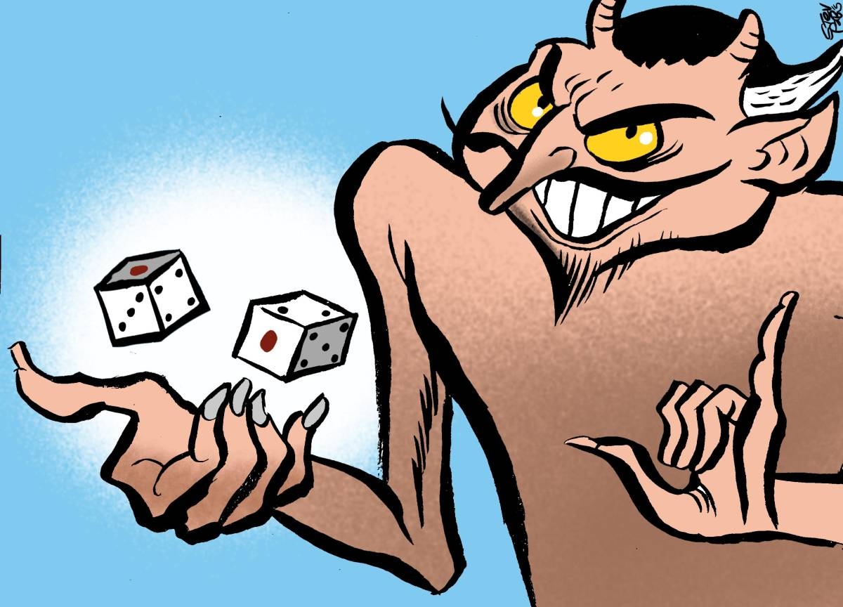 Gambling Devil Gambling. Devil's masterpiece. Mental disorder | The Manila Times