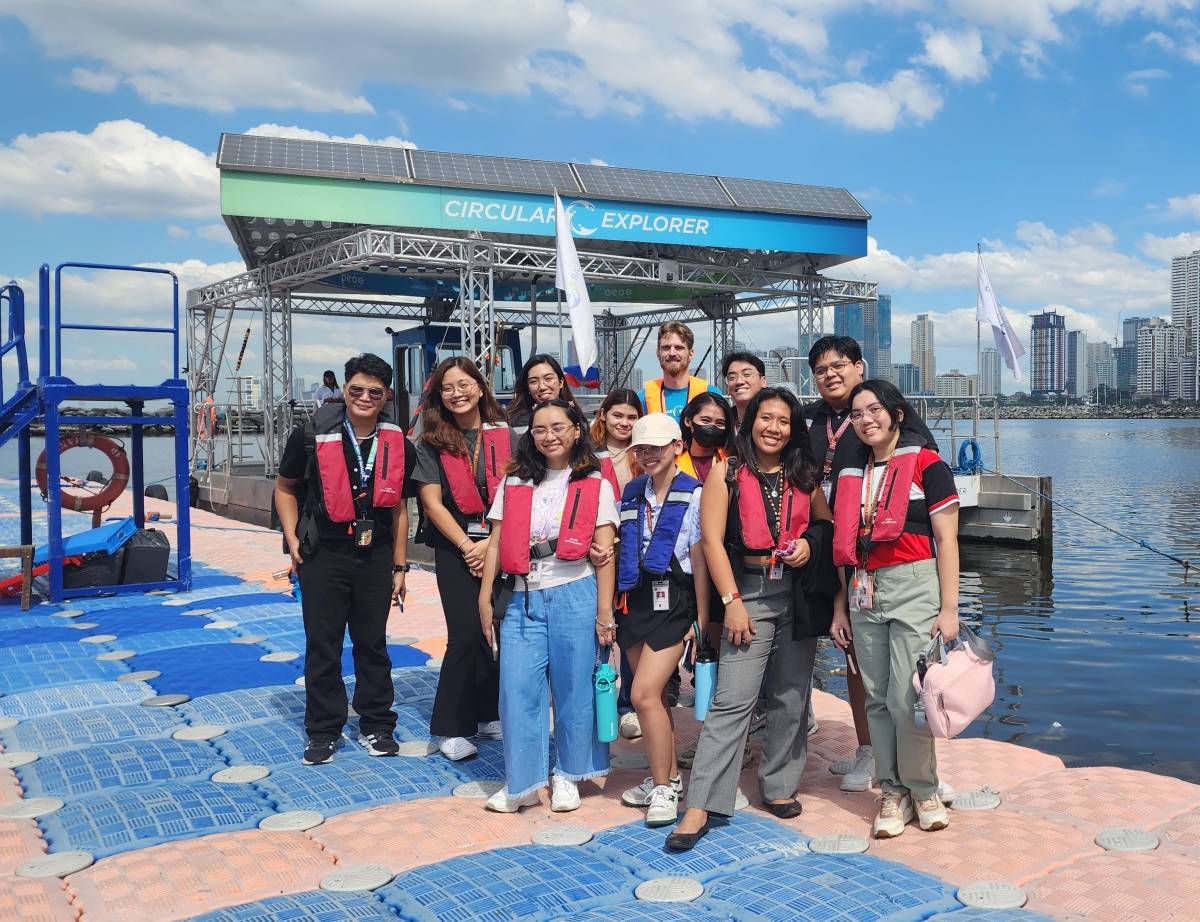 UP Engineering Students At Holcim's Circular Explorer