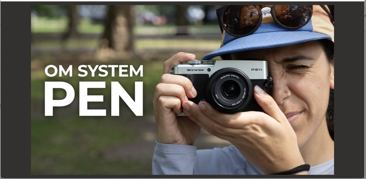 OM System PEN Mirrorless Camera Announced; YouTube First Look Video; More Info at B&H