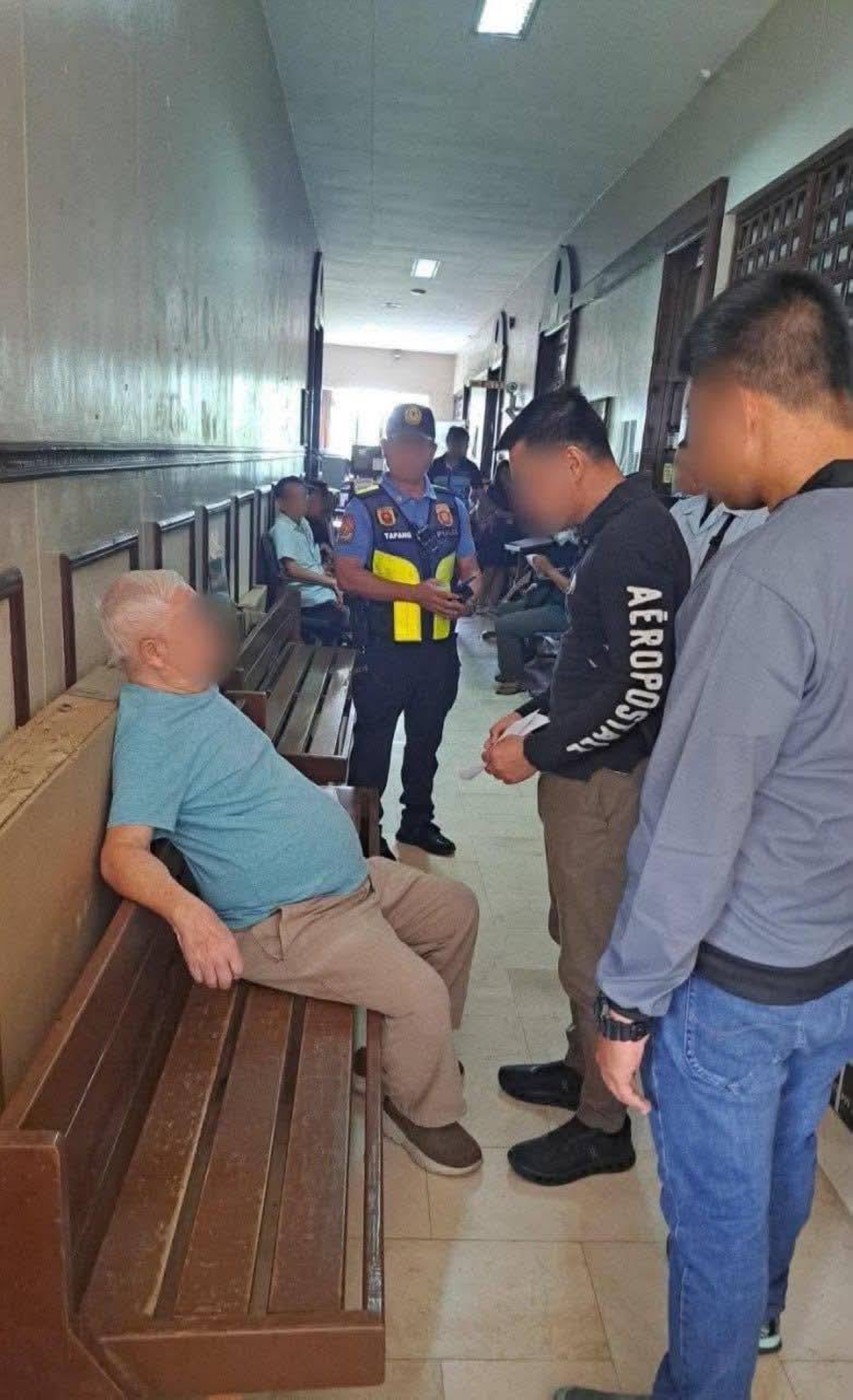 Elderly man arrested for shooting threat