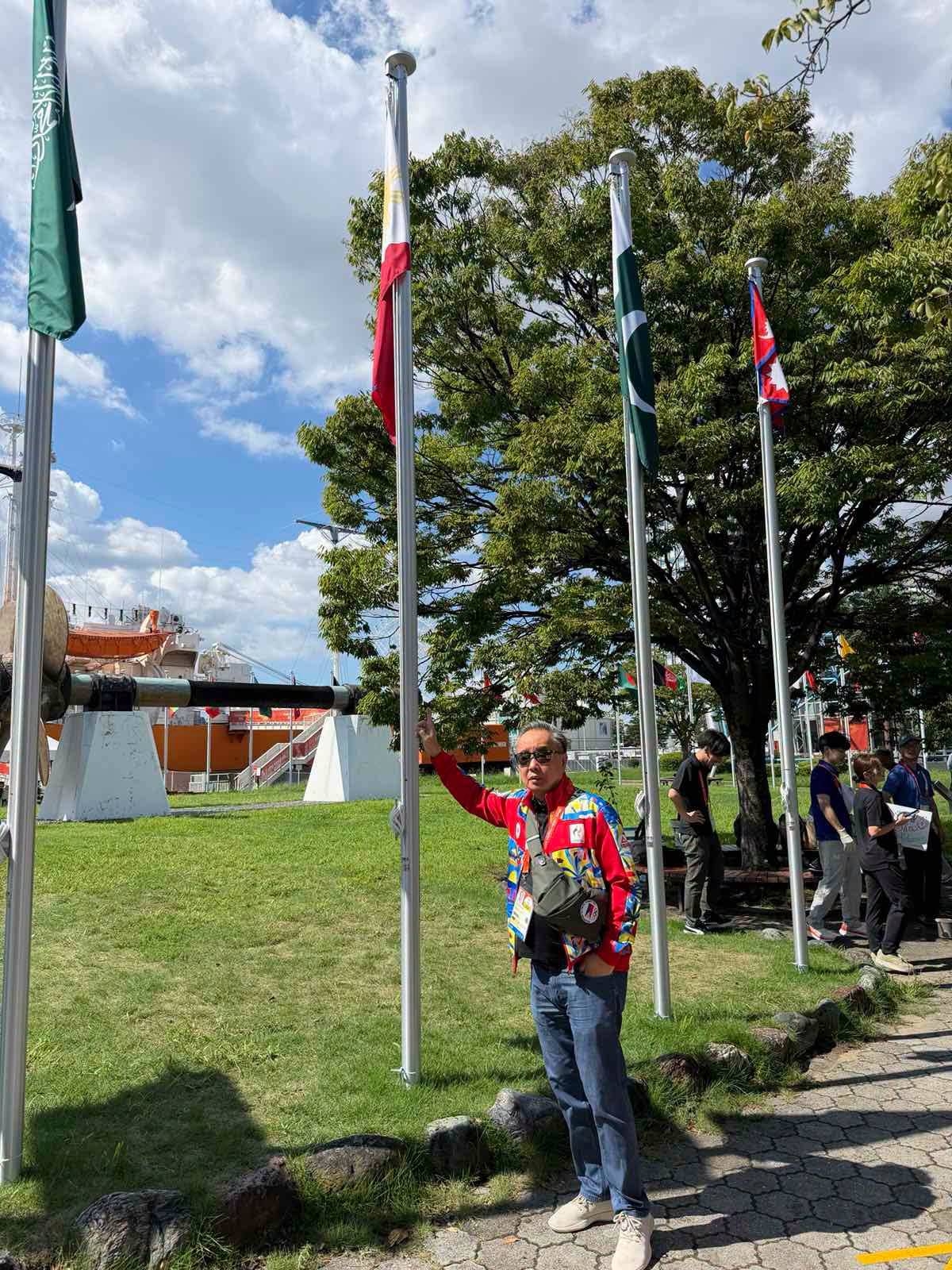 PH flag raised in athletes’ village at Nagoya