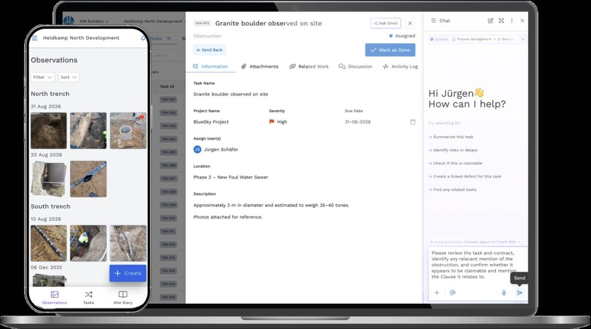 RIB Software Launches Unify: An AI-Native Platform for Australian Construction Projects