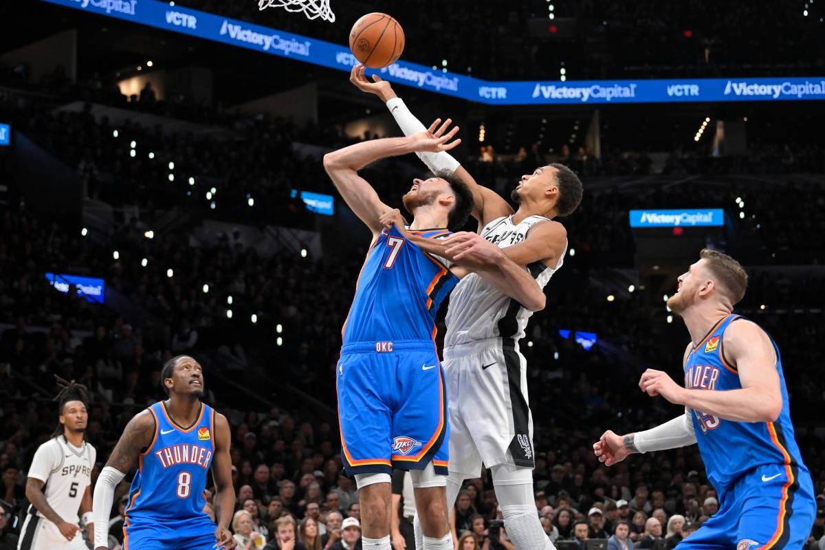 Gilgeous-Alexander, Thunder roll past Spurs 116-104 in first matchup since conference finals defeat