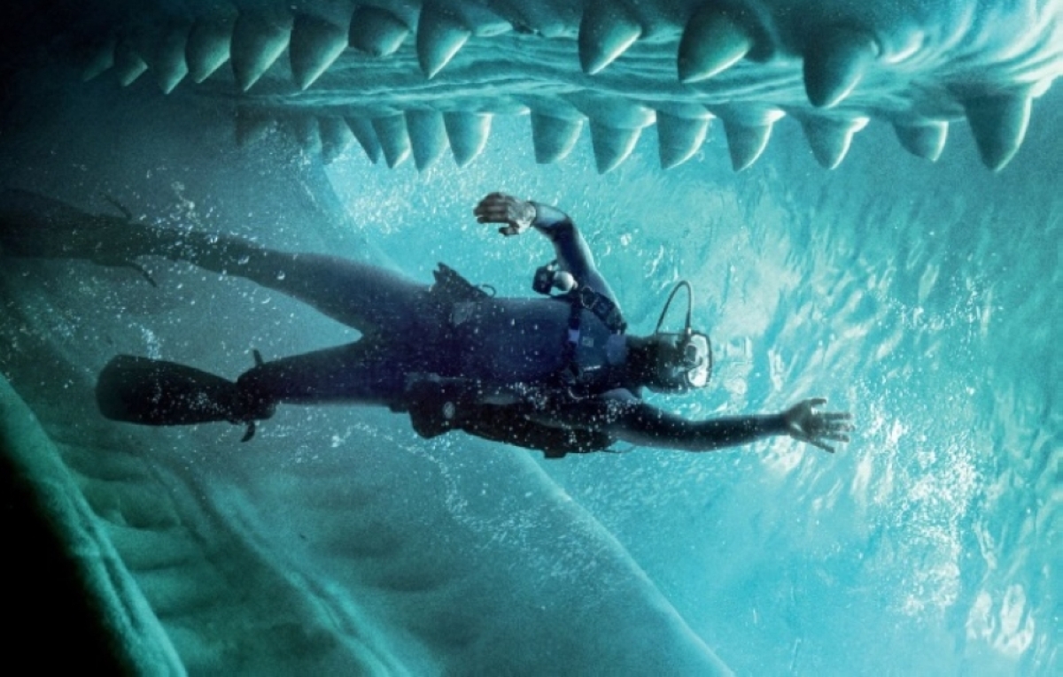 Austin Abrams is Jay Gardiner, a son determined to seek closure by diving for his dad’s remains in the movie ‘Whalefall.’ PHOTO FROM 20TH CENTURY STUDIOS
