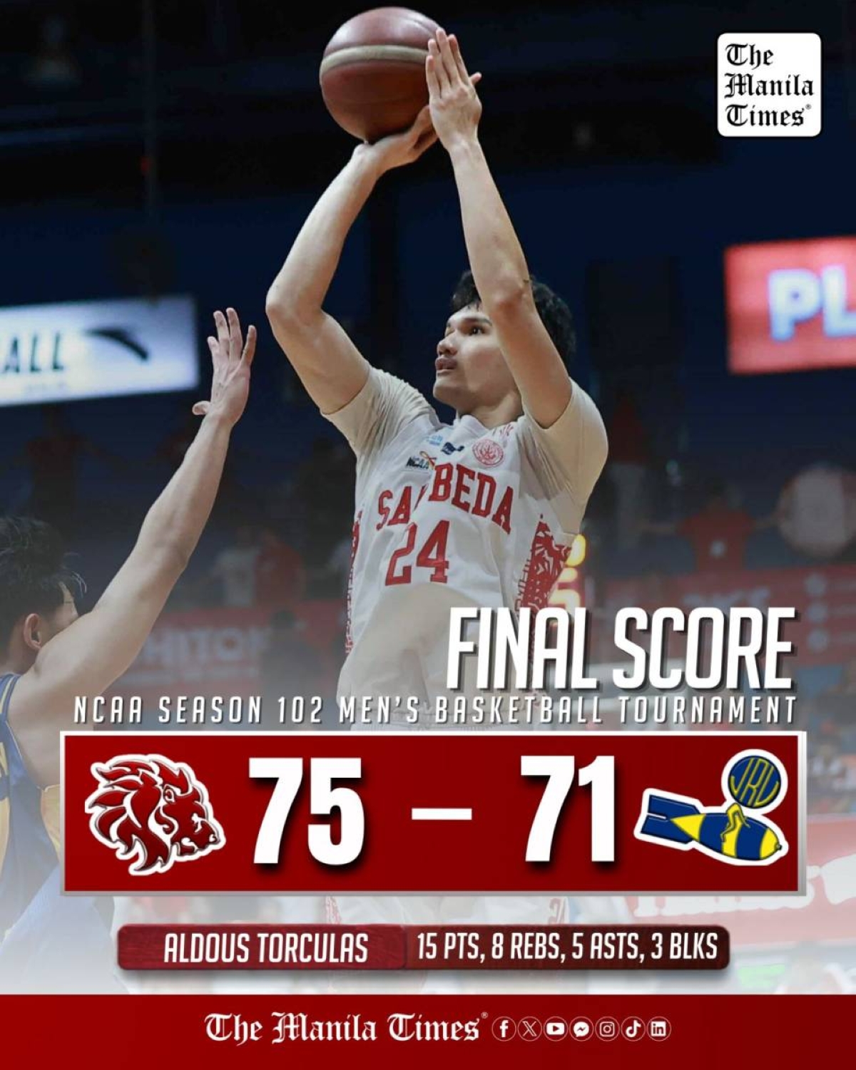 LOOK: San Beda def. JRU (75-71)