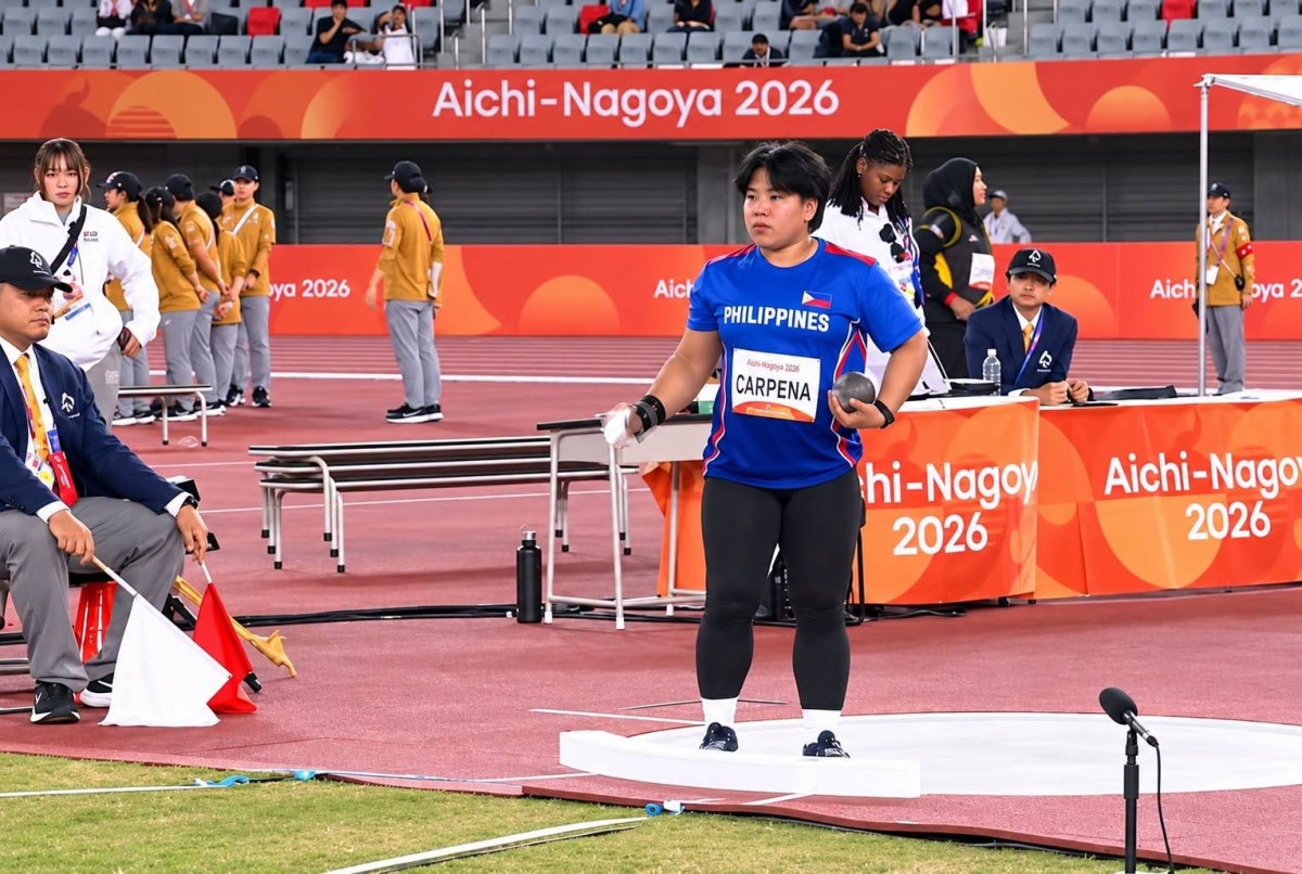 Carpena wins bronze in women’s shot put in Asian Para Games