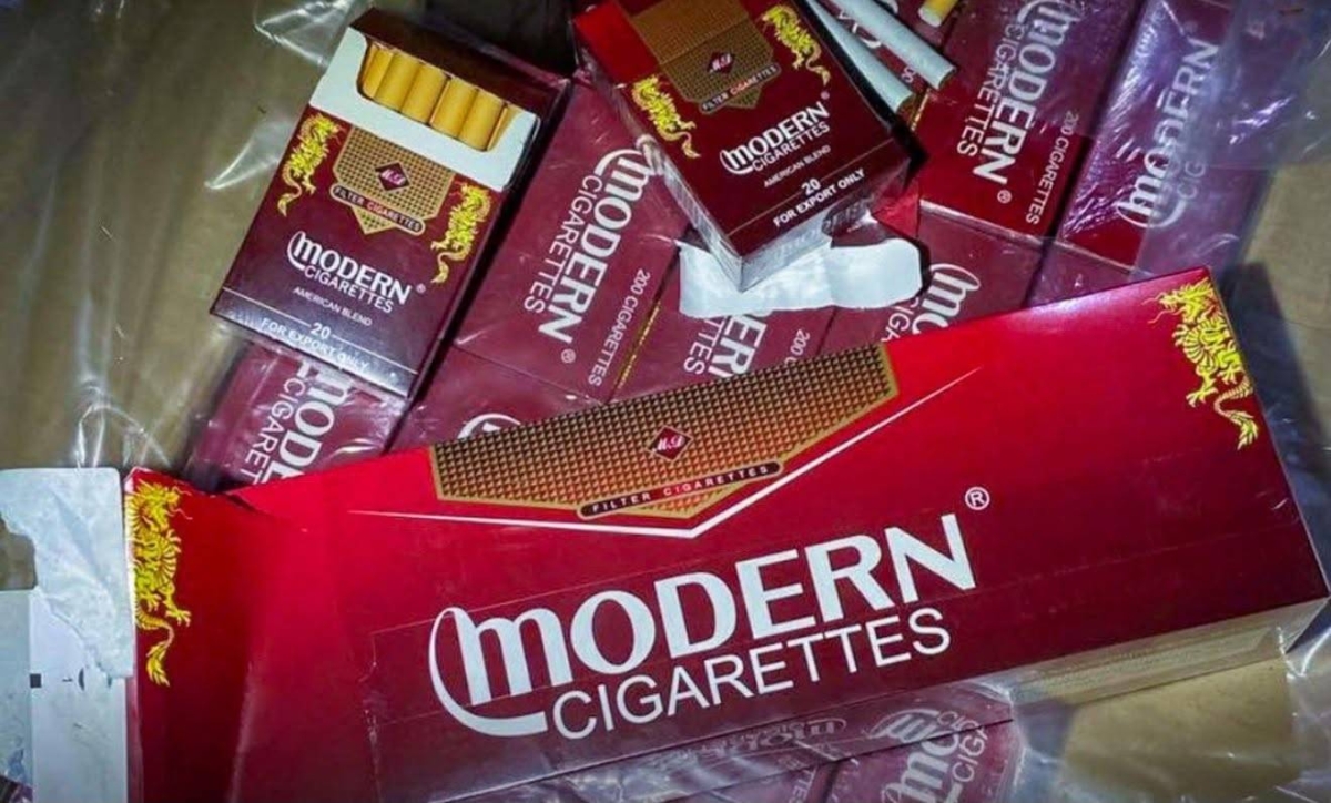 The confiscated cigarettes BOC PORT OF SUBIC PHOTO
