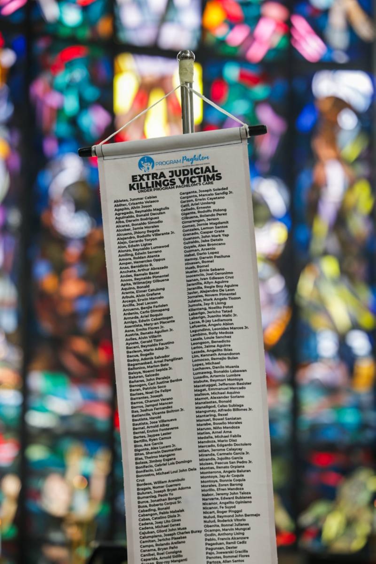 Relatives of individuals killed during former president Rodrigo Duterte’s war on drugs attend the Mass presided over by Fr. Flaviano Villanueva, during the 'Undas ng Kaluluwa at Paghilom' at the Divine Word Shrine, Christ the King Mission Seminary in Quezon City on Oct. 29, 2026. PHOTOS BY JOHN ORVEN VERDOTE