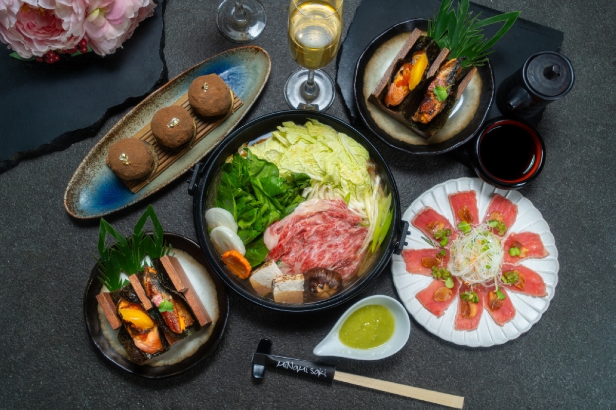 
12 GOOD YEARS Minami Saki By Astoria marks its 12th year anniversary, featuring specially crafted five dishes and one drink as well as special creations made with Astoria Philippine Ube Powder. PHOTO FROM MINAMI SAKI BY ASTORIA 