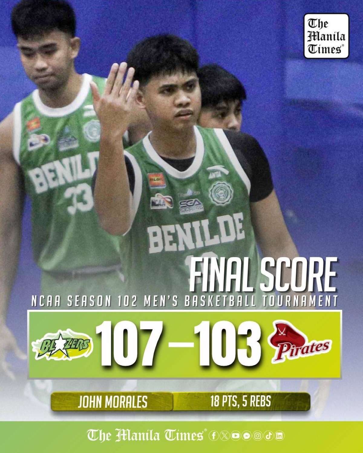 LOOK: Benilde def. Lyceum (107-103)