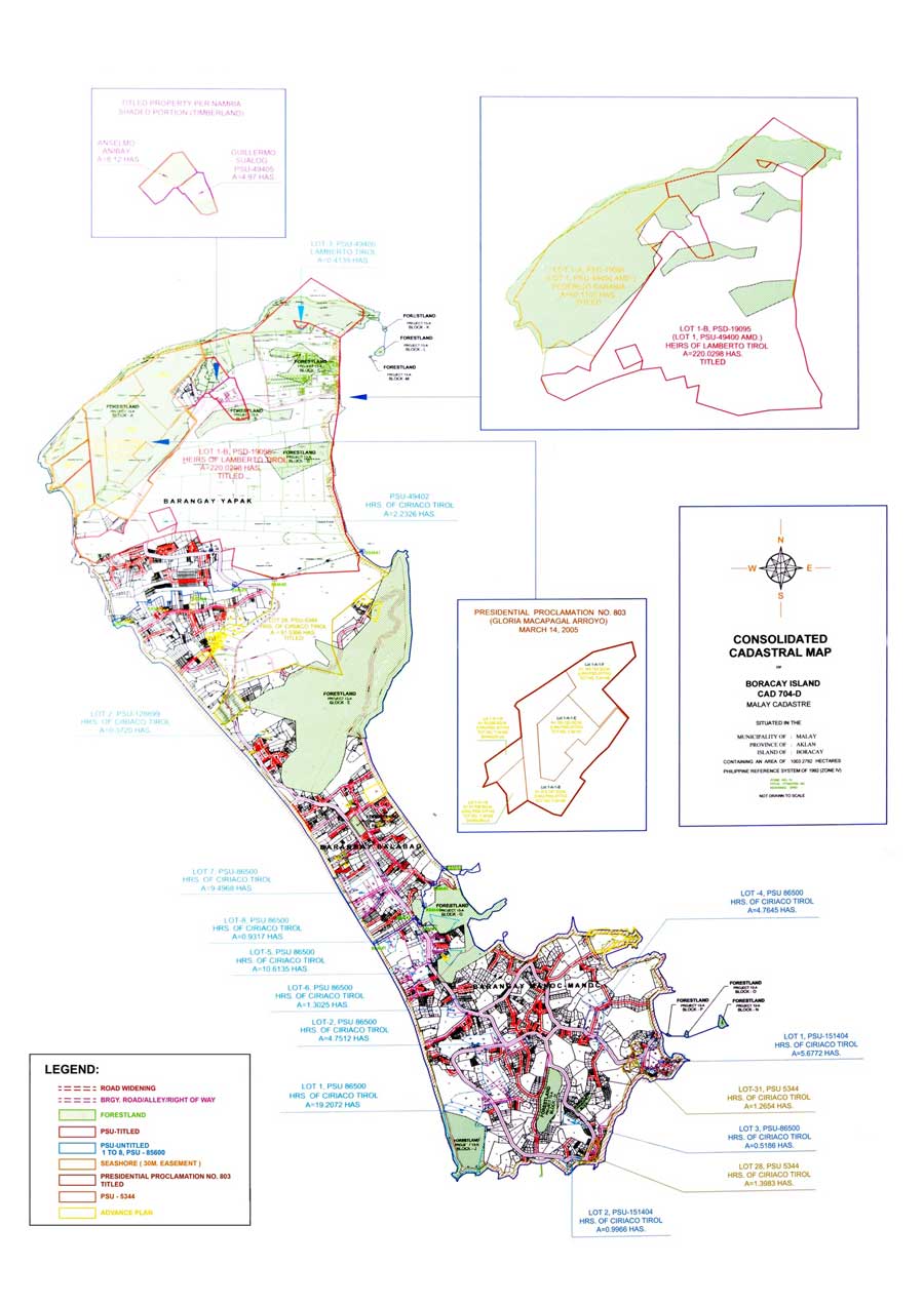 Turn Boracay Into A National Park The Manila Times   Map Of Boracay20180903 